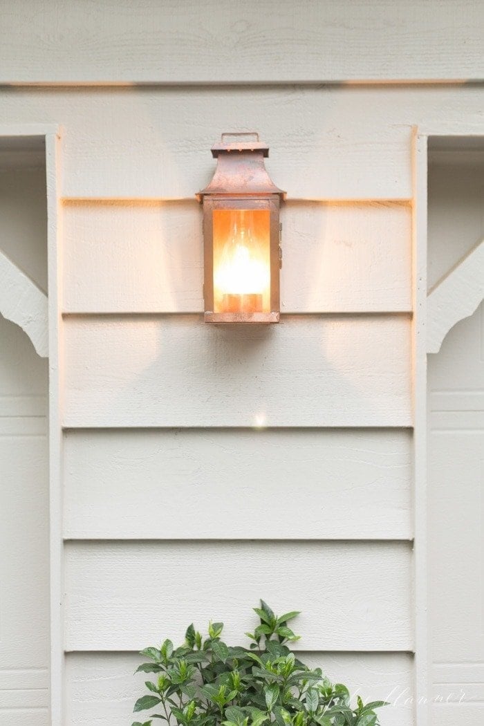 传统室外照明 - 铜灯笼